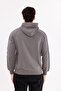 Double Stripe Sleeve Detailed Full Zipper Pocket Comfortable Fit Adjustable Hooded Sweatshirt - 3