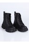 2886 Genuine Leather Boots F.-Black - 35 - 3