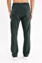 Thessaloniki Textured Flexible Waistband Comfortable Fit Side Pocket Elastic Cuffed Sweatpants - 3