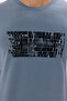 Print Detailed Crew Neck Comfortable Fit Short Sleeve Suitable for Daily Use T-Shirt - 7