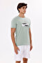 Mountain Graphic Crew Neck Letter Detail Comfortable Fit Cotton T-Shirt - 4