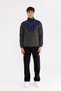 Color block, lightweight, zippered comfort fit sports top