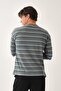 Striped T-Shirt with Pocket Detail - 5