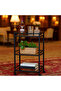 3-Tier Bar Cart with Clear Glass Shelves & Welded Metal Frame – No Installation Needed - 6
