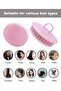 Round Plastic Hair Washing Combs Hair Massager (Pack of 3) - 5