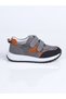 K.2078 Genuine Leather Sports Shoes F.-Grey-Sand - 35
