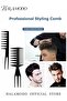 10PCS Black Hair Combs Set Professional Styling Comb Set Salon Barber Combs - 4