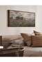 Watercolor Flower Sky Field With Outer Frame 50x100 cm for Bedroom - 2