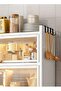 4-Tier Stackable Organizer Cabinet with Doors - 2