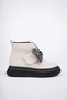 Girl's Hologram Bow Waterproof Non-Slip Sole Boots - 3