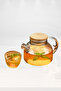 Heat Resistant 1000 ml Glass Teapot with Strainer for Herbal Teas, Borosilicate - 3