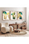 3 Piece Wooden Framed Living Room Lounge Kitchen Table Set Set3472