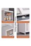 4 Tier Multifunctional Kitchen & Bathroom Ultra-Narrow Bathroom Gap Storage Cabinet Rack - 5