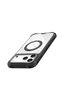 iPhone 17 Pro Case Compatible with M-Safeli Ring Stand Airbag Design Obsidian Series Cover Black - 2