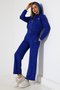 MODAL Fabric Hooded Striped Detail Sports Set - 7