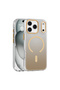 iPhone 17 Pro Compatible Case M-Safeli Anti-Yellowing Resistant Icesense Series Cover Gold
