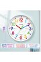 Wall Clock for Kids, 12 Inch Silent Analog Teaching Clock - 5