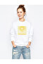 Orphaned Land All Is One Printed White Women's Knitted Sweatshirt Long Sleeve
