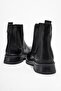 Women's Stone Stone Boots Black Skin - 4