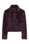 Women's Purple Onlginny Short Teddy Jacket Otw Coat 15352795-Mauvewine - 3