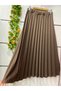 Diyagona Pleated Skirt Beige