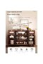 NKX Dining Side Integrated Storage Cabinet Against the Wall Solid wood core tea Living room cabinet - 3
