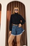 Grody.T Zippered Crop Thessaloniki Fabric Short Sweatshirt - 2
