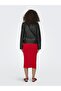 Women's Black Onlmille Faux Leather Biker Jacket Otw Jacket 15357332-Black - 7
