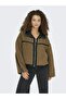 Women's Brown Onlpatti Life Teddy Short Jacket Cc Otw Jacket 15349409-Cocoacrém