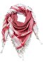 Palestine Red Shemagh Headscarf Traditional Desert Scarf for Men, 100% Cotton - 2