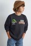 Erkek Çocuk Mınecraft Baskılı Sweat - 4