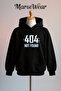 404 Not Found Printed Cotton 3 Thread O Oversized Sweatshirt