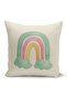4-Piece Throw Pillow Cover Set Kids Baby Room Digital Printed - 4