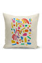 4-Piece Throw Pillow Cover Set Kids Baby Room Digital Printed - 2