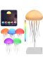 Jellyfish Lamp LED RGB Gradient Voice Control Mood Lamp with Dancing Tentacles