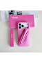 iPhone 17 Pro (6.3 Inch) Compatible a Quality Summer Lip Case with Lipstick Compartment Lipstick Case
