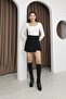Siysh Women's Slit Lined Shorts Mini Skirt.1153 - 5
