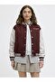 Women’s Red Jxessi College Bomber Jacket Otw Ln 12285786-Cabernet