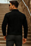 Men's Transitional Basic Daily Trend Black Denim Jacket - 6