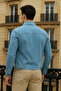 سترة جينز رجالية يومية موسمي Premium Trend B.Blue - 5