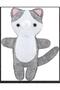 DIY Felt Toy Kit Cat - 2