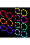 Glow Round Glasses - Glow Party Glasses - Glow Glasses 12 Pcs
