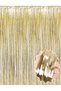 Matte Gold Tassel Door Curtain - Party, Bachelorette, Birthday 1X2 m - 3