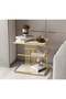 Side table with three shelves