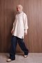 Women's Crew Neck Diamond Pattern Soft Knitwear Tunic 3127 - 6