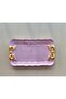 Y2K, with Gold Ribbon, Pink Marble Pattern Mini Cup and Jewelry Tray, Organizer - 3