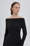 Rochie lungă neagră Valeria - 9