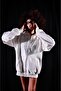 Unisex Melek Taş Printed Zippered Sweatshirt Cardigan - 3