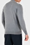 100% Wool Regular Fit Half Zip Polo Neck Sweater Men's Polo Neck Sweater 43108 14713 0 - 2