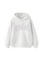 Unisex Star Stone Printed Oversized Hooded Sweatshirt